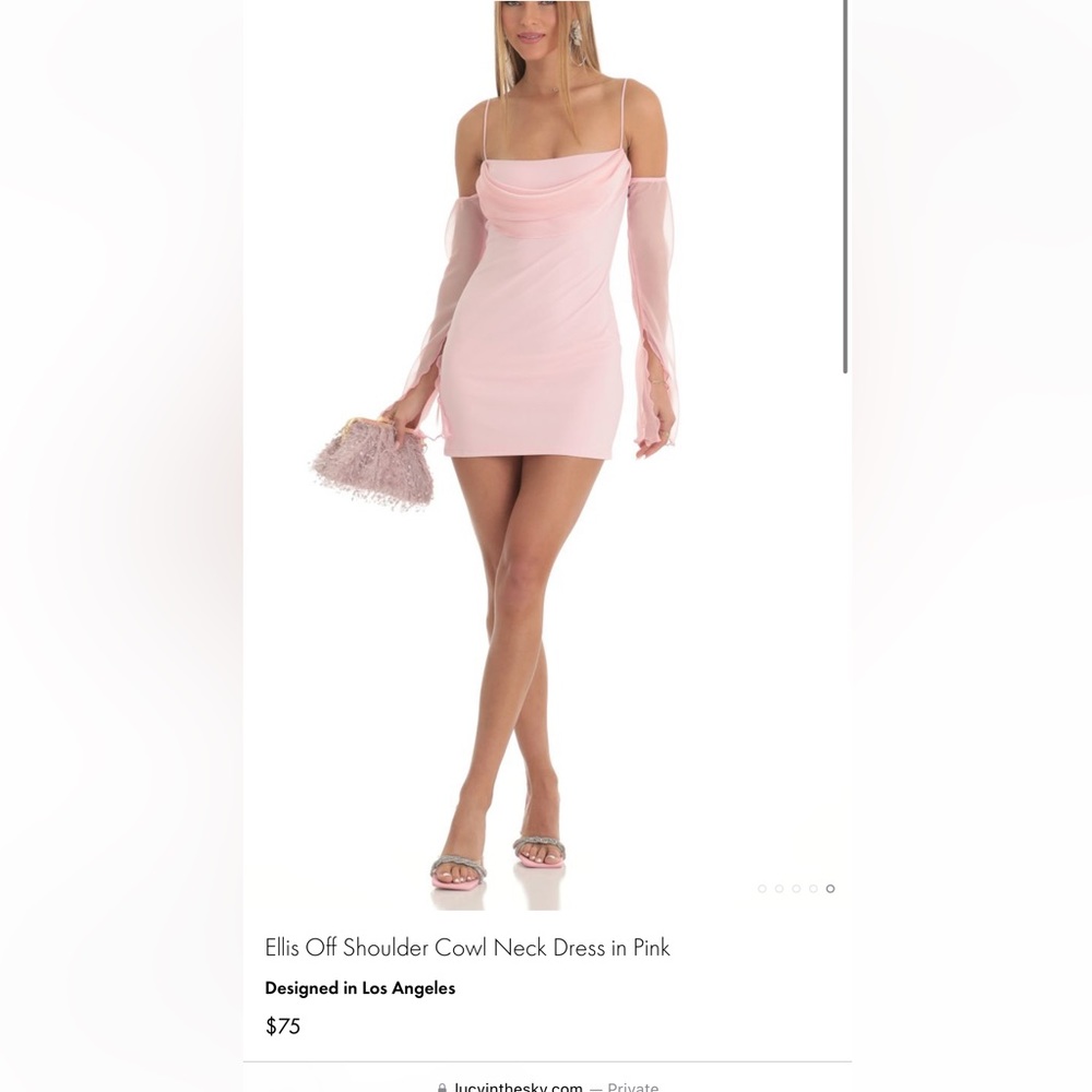 Pink Bodycon Mini Dress